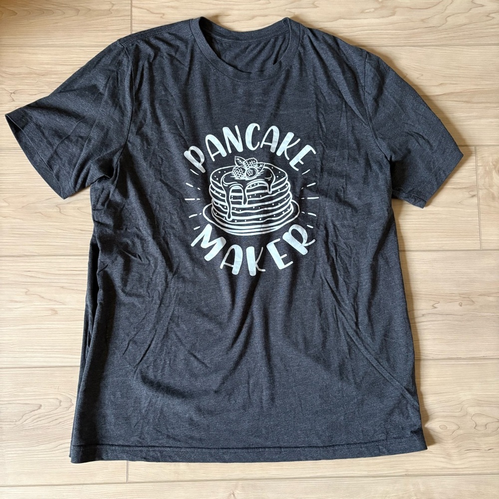Pancake Maker Graphic Tee - Charcoal